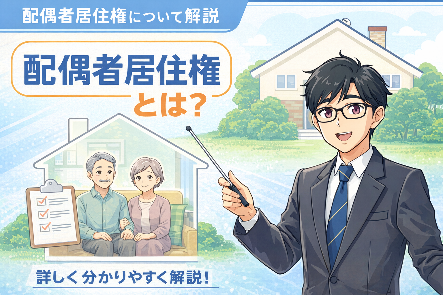 残された配偶者を自宅に住み続けさせるための「遺言」